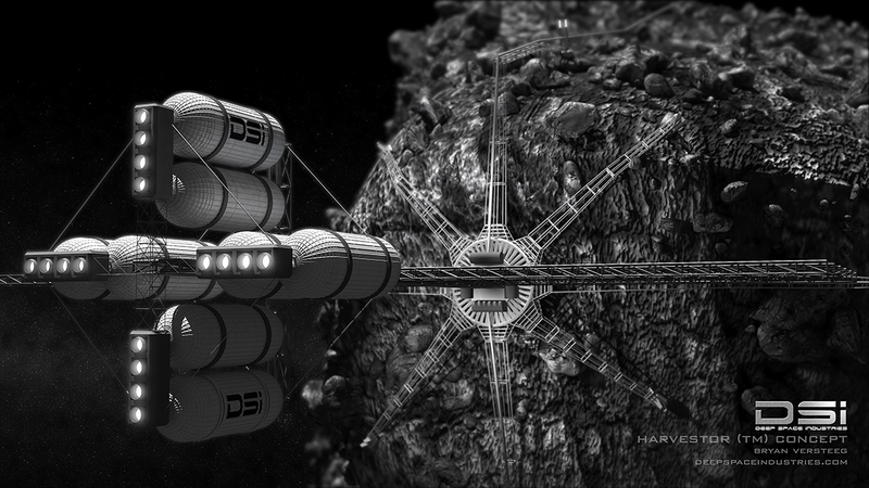 Illustration for article titled How Asteroid Mining Could Pay for Our First Space Colony